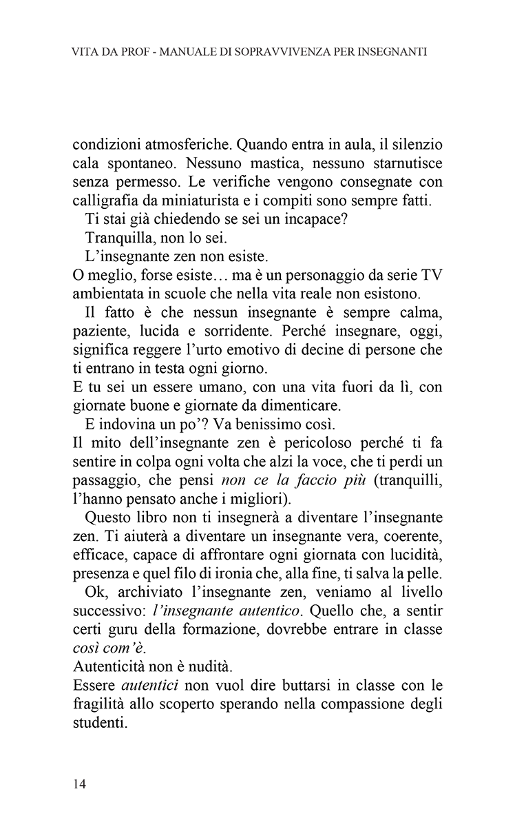 Pagina 14: L'insegnante ideale non esiste